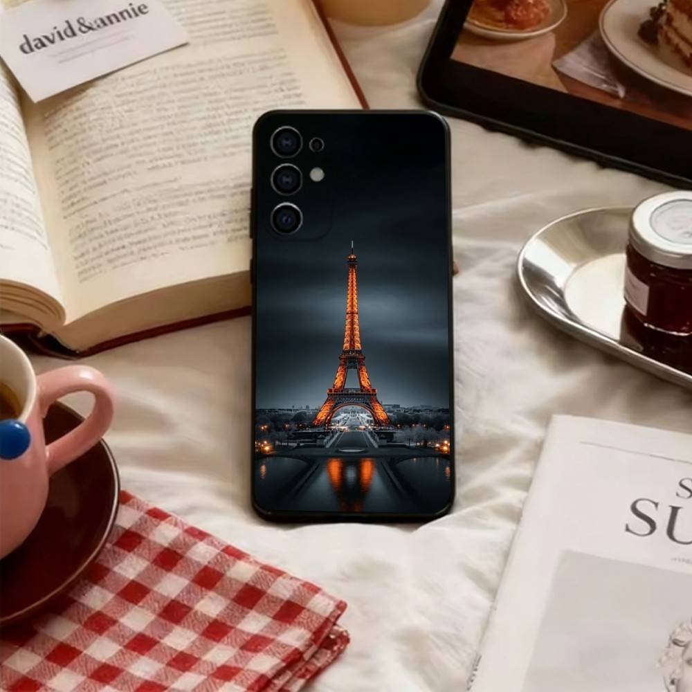 La Tour Eiffel Phone Case Soft black For Samsung S25,S24,S21,S22,S23,S30,Ultra,S20,Plus,Fe,Lite Samsung S20lite5G