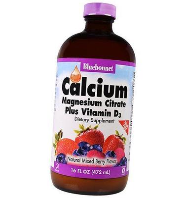 Calcium Magnesium Vitamin D3, Calcium Magnesium plus Vitamin D3, 472ml Berry (36393024)