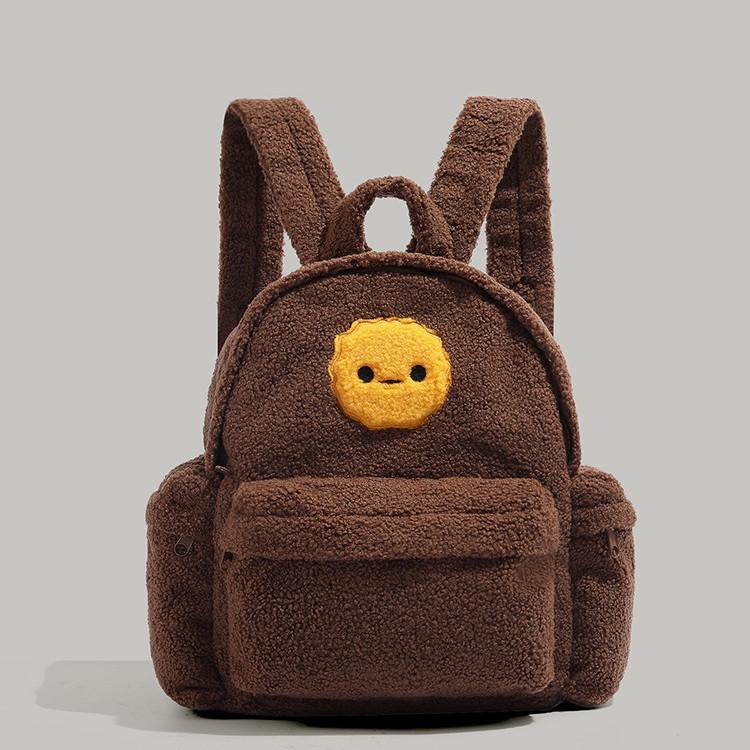 

Autumn and winter 2025 new hair bag female large-capacity student cute plush class commute go out versatile small backpack