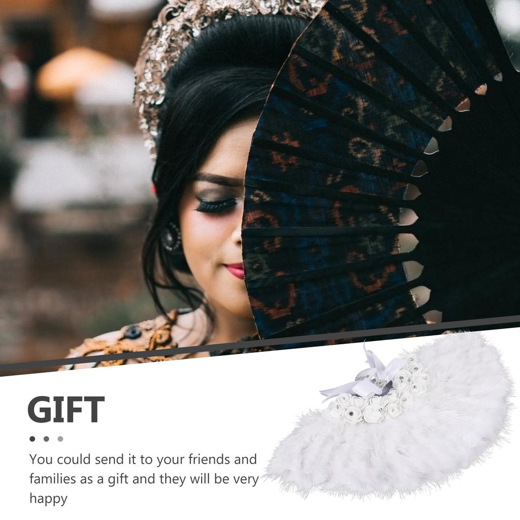Handfächer Dekorativ Dame Auftritt Braut Dropshipping Praktisch Wand Strass Hochzeit