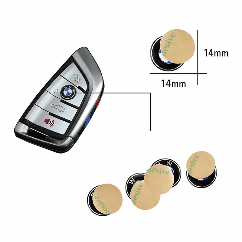 5Pcs Car Key Badge Emblem Replacement Car Key Stickers For BMW i8 Z4 Z8 X3M X4M G82 G80 F80 F87 G30 G20 G32 F40 F45 F46 E70 RDE3