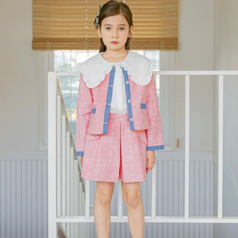 Olivan Olivan Canna Tweed Jacket  Pink 