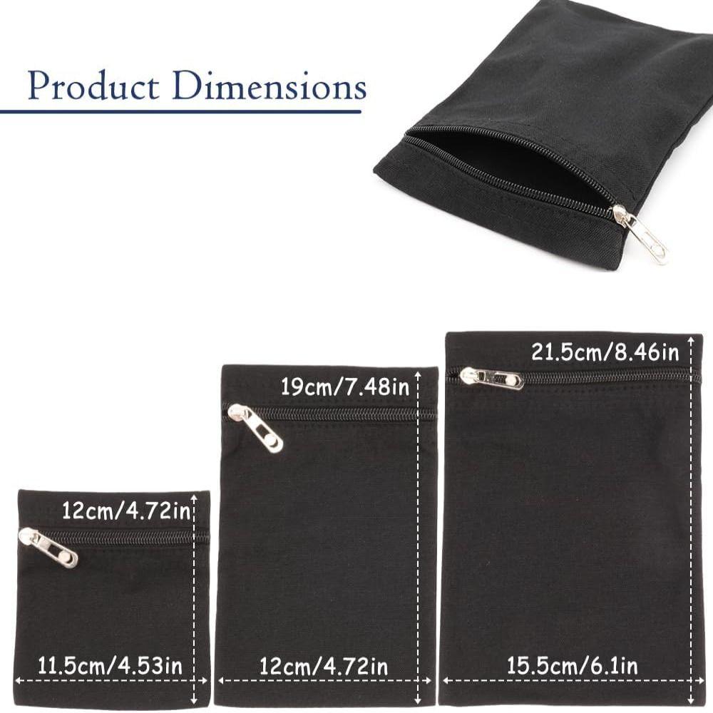 with Zipper Sew-in Side Hidden Pocket Polyester Inside Pockets New Travel Wallet Pouch