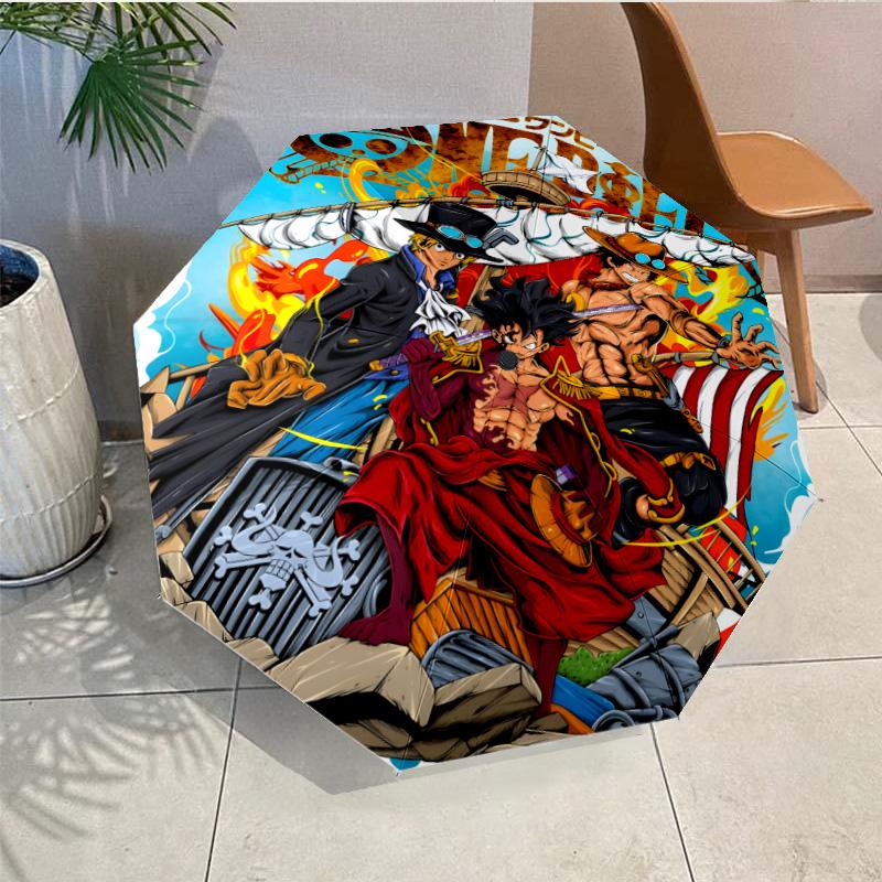 pirate Adventure Umbrella Folding umbrella, automatic umbrella 8-Frame for Travel, camping Use Gift for Halloween Christmas