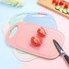 Wheat Straw Household Double-sided Vegetable Board for Cutting Fruits, Anti-mold and Anti-slip Plastic Small Chopping Board and Cutting Board