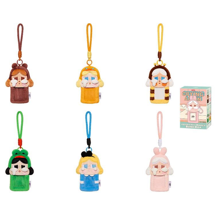 

POP MART CRYBABY Tears Factory Collection, Плюшевый картхолдер, Мистери боксы, Один мистери бокс