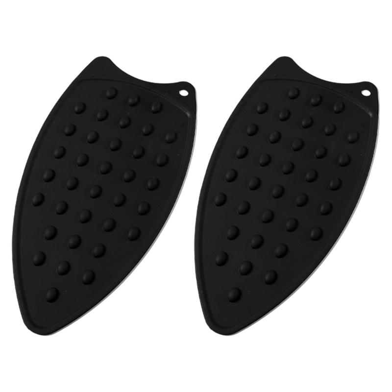 Set of 2 Portable Foldable Silicone Ironing Mat Nonslip Surfaces Heat Resistant Mat Suitable for Travel and Home Use