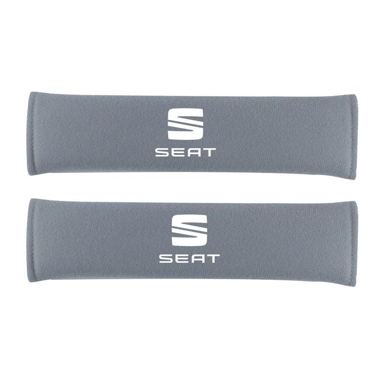 wszp1 2Pcs Car Seat Belt Shoulder Protector Cover Safety Belt Padding Pad for Seat Leon Cupra 4F 5F MK3 MK4 Ibiza 6F Arona Ateca Leon