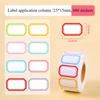 800/500/400pcs roll Colorful Waterproof Self Adhesive Labels Name Tags for Bottles Handwriting Notes Spice Stickers