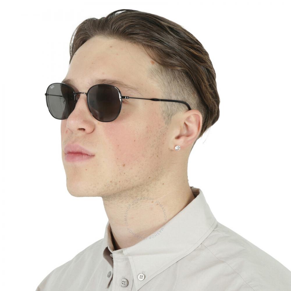 Ray Ban Dark Grey Phantos Unisex Sunglasses Rb3809 002 B1 55