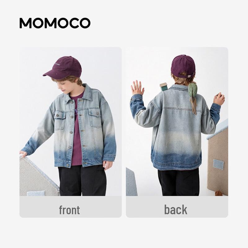 MOMOCO Boys' Casual Denim Jacket