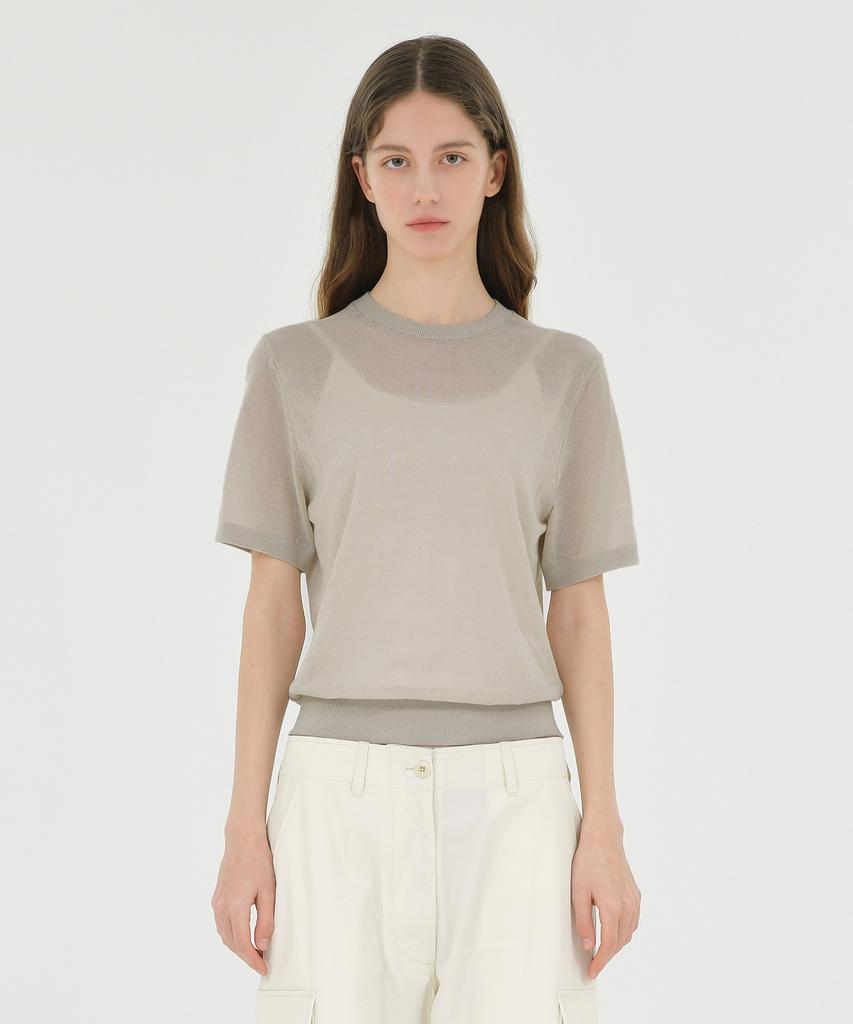 Beulaunyadeu W Essential Half Knit, Beige