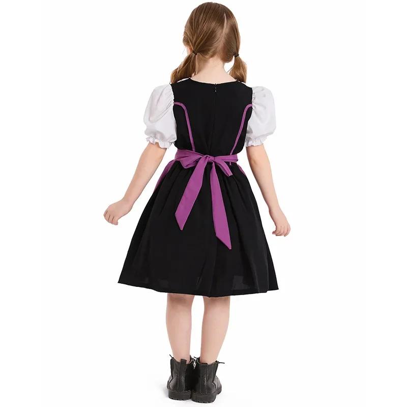 Kind Traditionelles Bayerisches Dirndl Kleid Deutsches Oktoberfest Mädchen Kostüm Kinder Bierfest Dirndl Cosplay