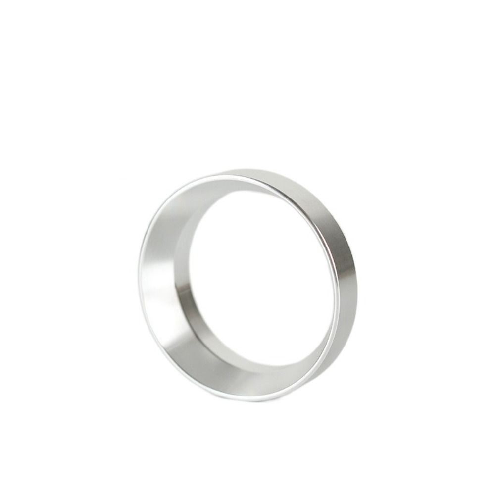 Round Anti Fly Coffee Powder Ring Magnetic Anti-flying Powder Distributor Coffee Dosing Ring  Home L серебряный