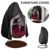 Waterproof Heavy Duty Patio Hanging Egg Chair Cover Single/Double Seat Cocoon Swing Chair Protector Garden Dust Cover