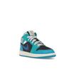 Air Jordan 1 Mid GS, вдохновленные лучшими детскими кроссовками, синий антрацит, ледниково-синий FJ9482-004