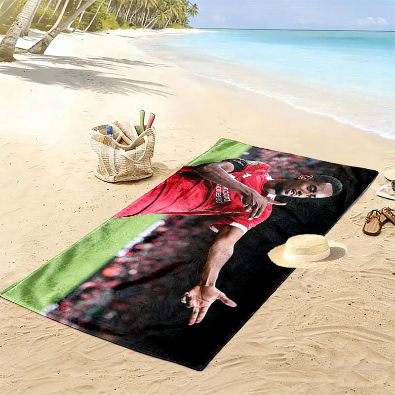 Alexander Isak Druck Strandtuch, Großes Weiches Schnelltrocknendes Handtuch für Strand Camping Schwimmen
