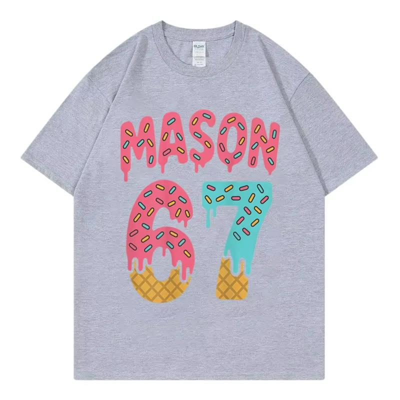 Funny Ice Cream Meme T Shirt Fashion Y2k Clothing Short Sleeve T-shirts High Quality Cotton Oversized T-shirts Unisex Streetwear