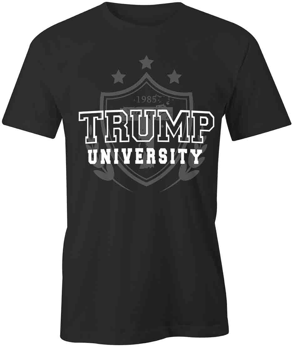 TRUMP UNIVERSITY TShirt Tee Short-Sleeved Cotton CLOTHING S1BSA677 XXXXL