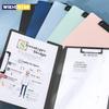 A4 File Folders Clipboard Double Clip Clip Board 100 Sheets Office Documents Organizer Writing Pad Paper Storage School Supplies