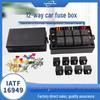 Caja de Fusibles Universal Koersted de 12 Vías para Coche 12V/24V con Opciones de Personalización