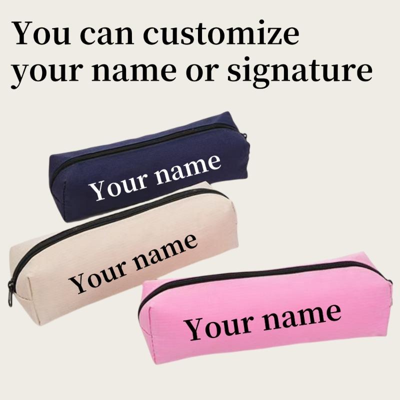 Personalized Pencil Case Engrave Your Name-Large Capacity,8 Colors.Perfect Gift for Students&Office.Durable&Uniquely Yours