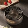 Stainless Steel Ashtray Retro Deep Thickened Simple Anti-fall Personality Ashtray Bar Restaurant