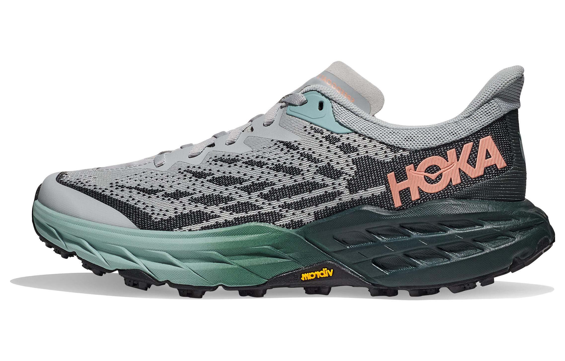 HOKA ONE ONE Speedgoat 5 Wide Harbor Mist Spruce Женские 1123160-HMSP 40