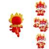 Drachenjahr Glücksbringer Plüschtier Chinesischer Drache Geschenkboxpuppe mit individuellem Logo 28 cm Höhe