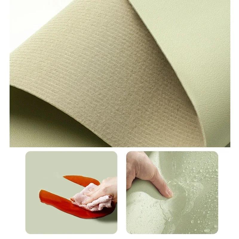 Large Size Table Cloth Desk Mat Table Protector Leather Tablecloth for Home Easy Clean Waterproof Anti-Slip Keyboard Mouse Pad
