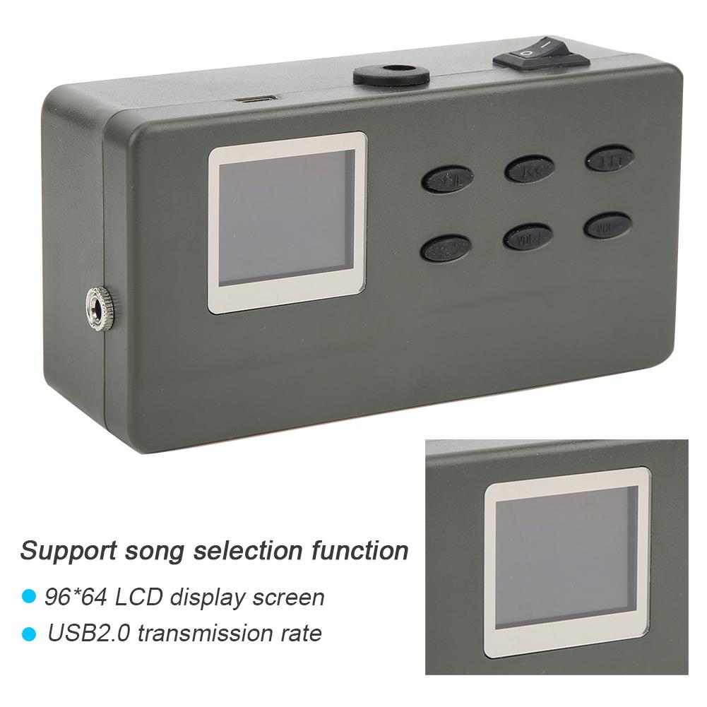 CP390 Doppelter 35W Außenlautsprecher Elektrischer Vogelstimmen-Player MP3-Sprachlautsprecher mit Timing