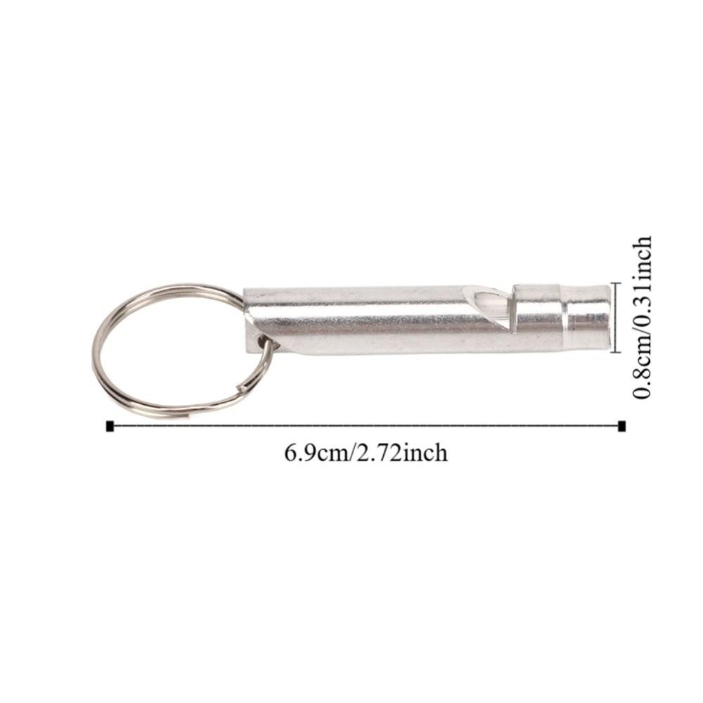 

20 Pcs Sturdy Emergency Whistle Aluminum Alloy Survival Whistles Durable Safety Whistle Camping срібний