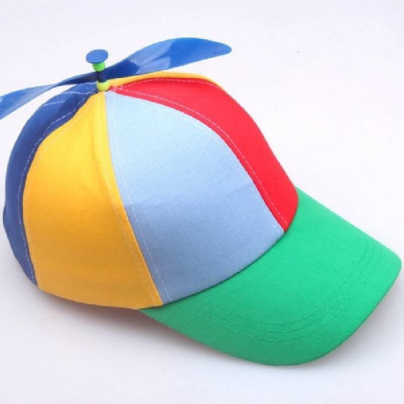 Detachable Propeller Bamboo Dragonfly Baseball Cap Sun Protection Hat Gifts
