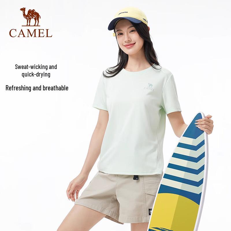CAMEL Unisex Quick-Dry Short Sleeve T-Shirt