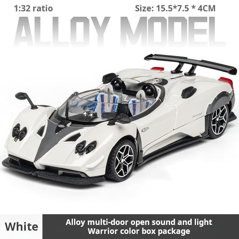1:32 Pagani  Alloy Sports Car Model Diecast Metal Racing Vehicle Model Simulation Sound and Light Kid Toy Gift