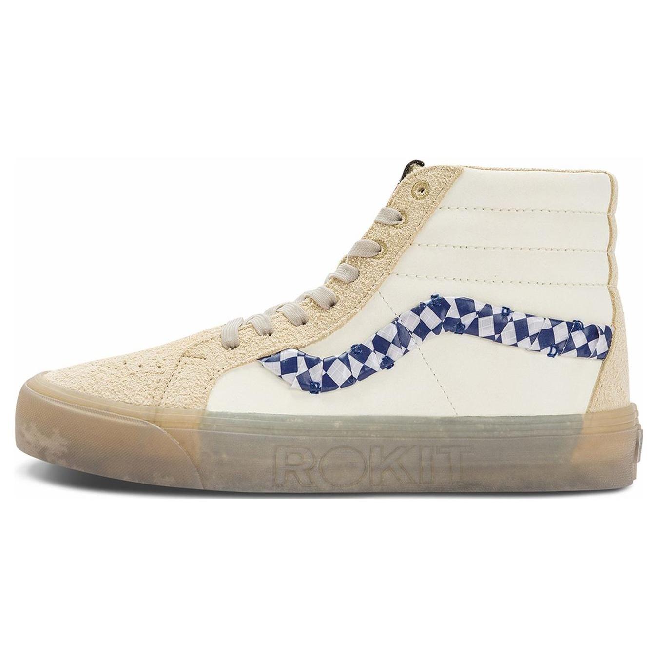 Vans Rokit x SK8-HI 38 DX WS Translucent Pebble Men s VN0000SQBKV EU 36.5