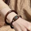 Rosenholz schlichtes Zubehör Armband, retro Massivholz Holzarmband, Herren- und Damenarmband, Partnergeschenk Lenker spielen