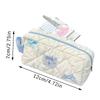 Sweet Bow Pen Bag Women Travel Cosmetic Bag Large Cosmetic Holder Case Portable Pencil Pouch Pencil Cases Stationery Gift