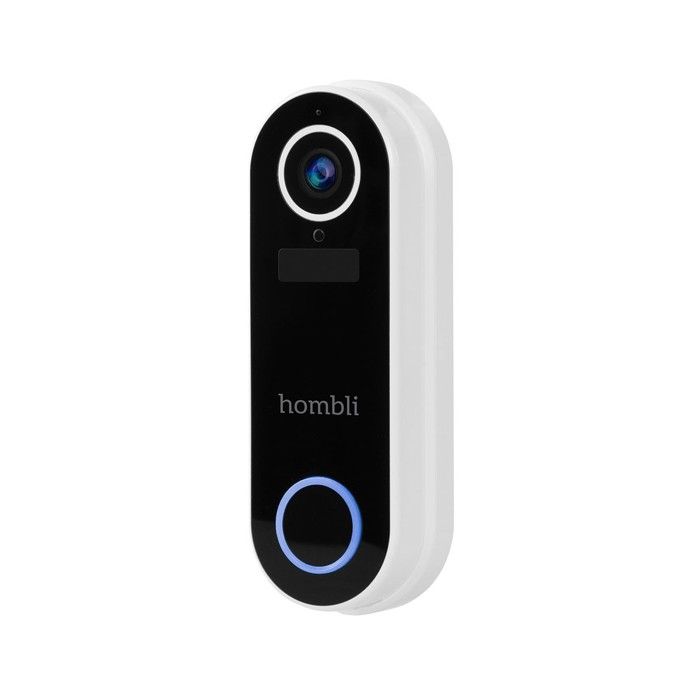 Hombli Smart Funk Sonnette de Porte avec Chime 2 avec Interphone | Caméra à Angle de 140° avec Vidéo HD 1080p | Détection de