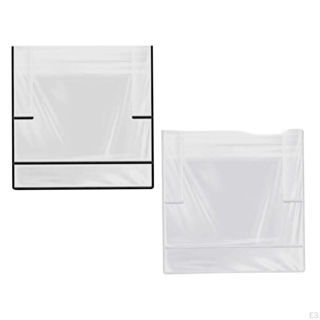 Hair Salon Chair Cover Backrest Sturdy, Equipment, Waterproof Clear for Home