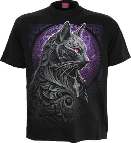 Spiral - CELTIC WHISKERS (Unisex Black Short Sleeve T-Shirts) 4X Large L