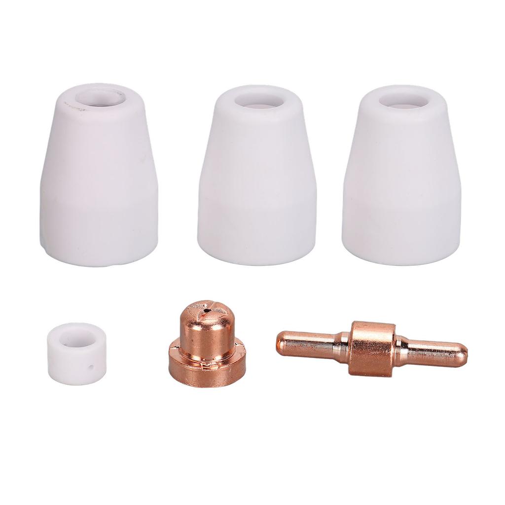 18pcs Plasma Cutter Consumables Lightweight Portable Plasma Cutting Machine Consumables for CUT?40