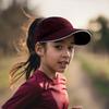 Children's Hat Quick-drying Anti-splashing Sunscreen Cap Outdoor Running Shading Sporting Brim Ponytail Solid Color Baseball Cap