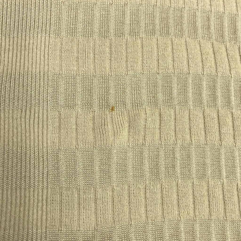 Armani Exchange Border Pattern Long Sleeve V Neck Sweater M Knit Women Used