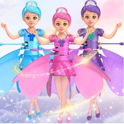 Flying Doll Dancing Simulation Helicopter Gesture Induction Machine Rotating Flying Plaything Luminous Children'S Plaything Present