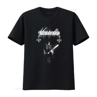 Haunted Mound Sematary Nagelkeule Album Tour Merch T-Shirt Alle Größen Vintage Gewaschen Atmungsaktiv Oberteil Für Den Alltag Lässig
