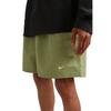 Nike Solo Swoosh Woven Shorts Oil Green/White Men Streetwear DX0749-386