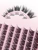 DIY Natürliches D-Locken Cluster Wimpern-Set – Leicht, Selbstklebend, Perfekt für den täglichen Gebrauch