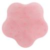 Bathroom Floor Foot Massager Remove Dead Skin Silicone Shower Foot Scrubber with Suction CupsPink