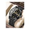POEDAGAR Sport Casual Man Wristwatch Waterproof Stainless Steel Luminous Original Watch Date Week Quartz Watches Reloj